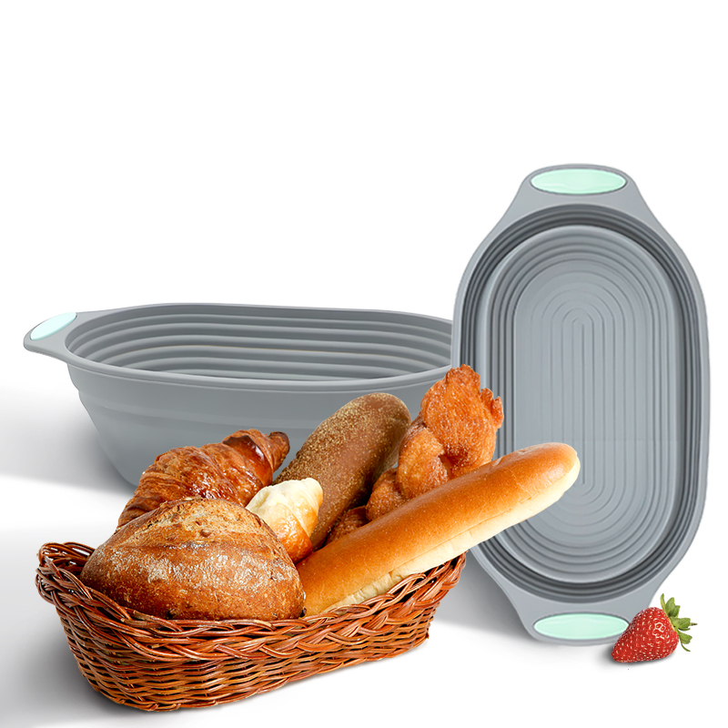 Kitchen Appliances Brand - 1PC Silicone Foldable Banneton Bread Proofing
