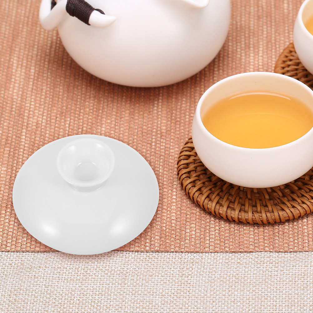Ceramic Tea Cup Lid White Fini - огляд і ціна Kitchen Appliances Vintage