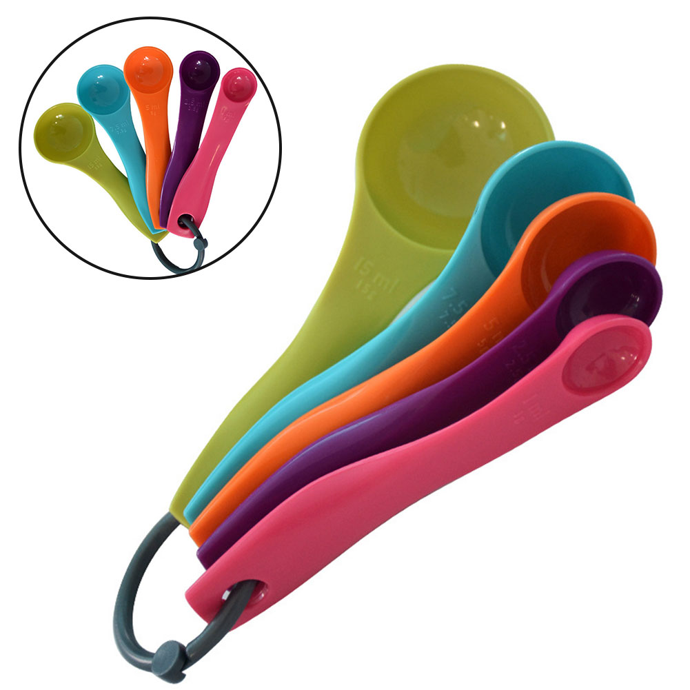 5-Piece Colorful Salt Oil Spoo - огляд і ціна Kitchen Appliances Manufacturers