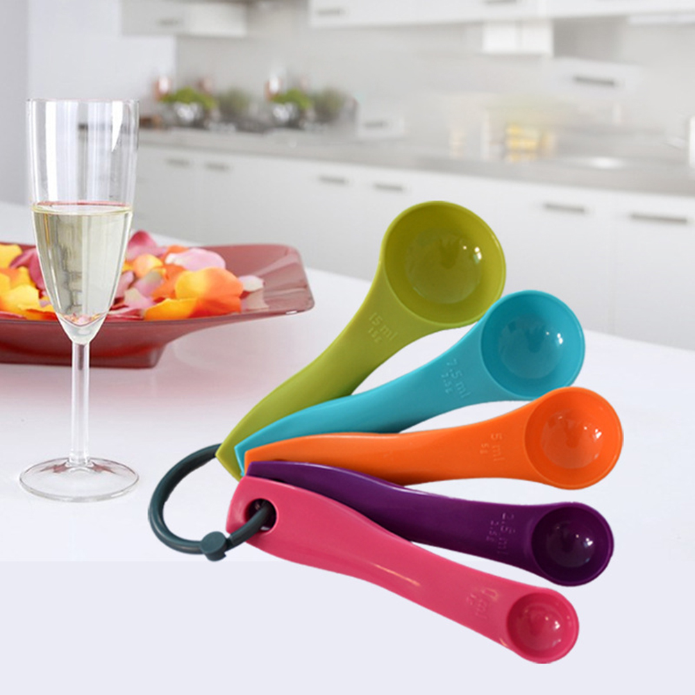 5-Piece Colorful Salt Oil Spoo - огляд і ціна Kitchen Appliances Manufacturers