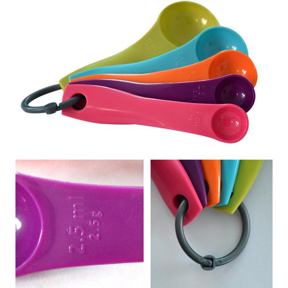 5-Piece Colorful Salt Oil Spoo - огляд і ціна Kitchen Appliances Manufacturers
