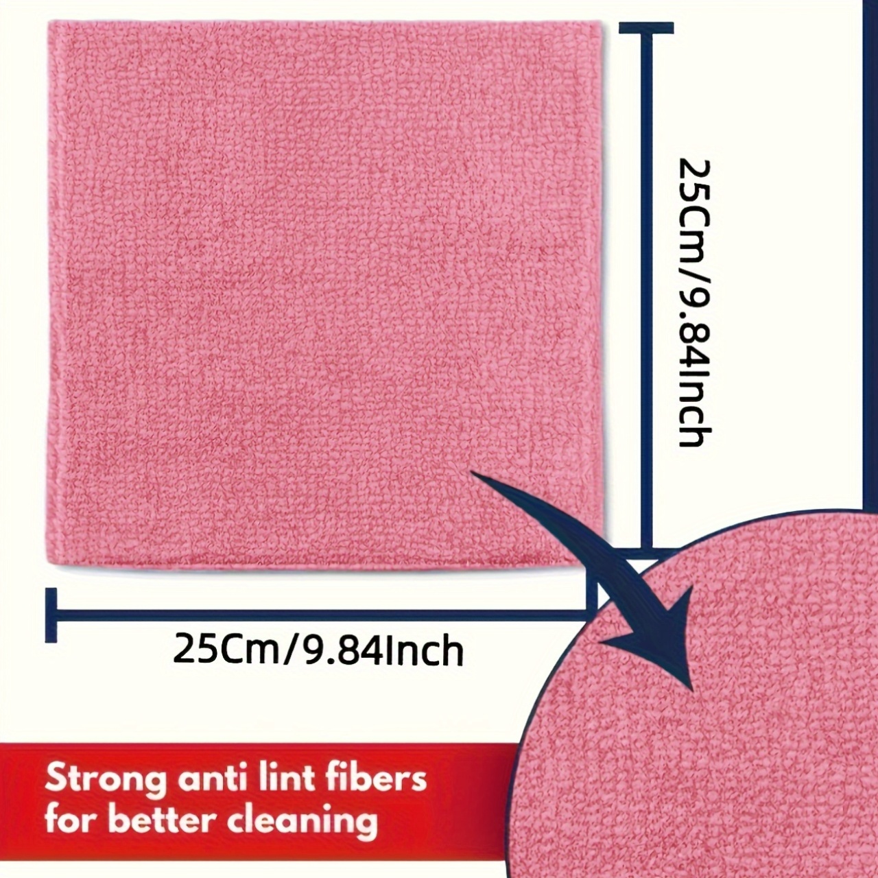 1-50Pcs Light Pink Microfiber  - огляд і ціна Kitchen Appliances Manufacturers