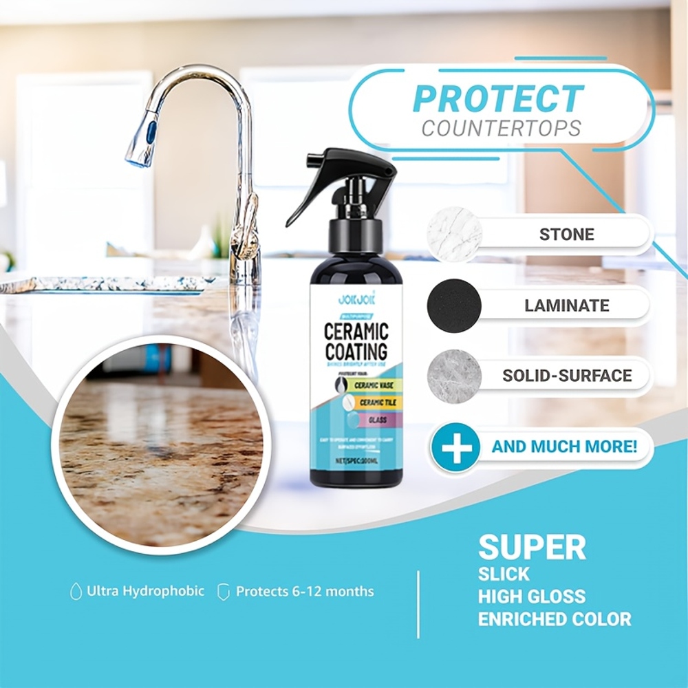 Ceramic Coating Spray Kit - Sh - огляд і ціна Kitchen Appliances Bath