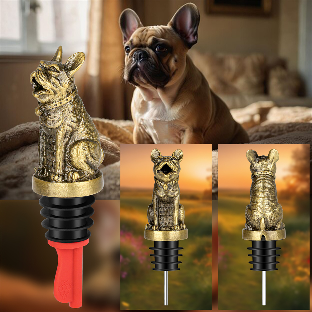 Cute French Bulldog Wine Pouer - огляд і ціна Kitchen Appliances Brand